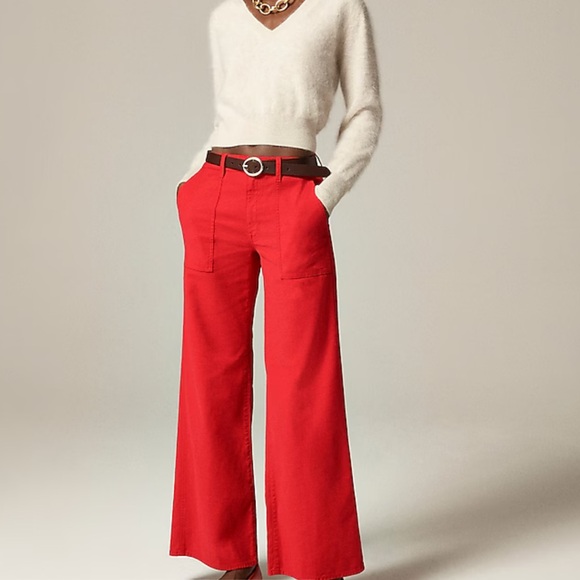 J. Crew Pants - Women’s J Crew Camp-pocket wide-leg pant